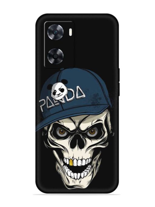 Panda Skull Embossed Soft Silicone Case for Oppo A77