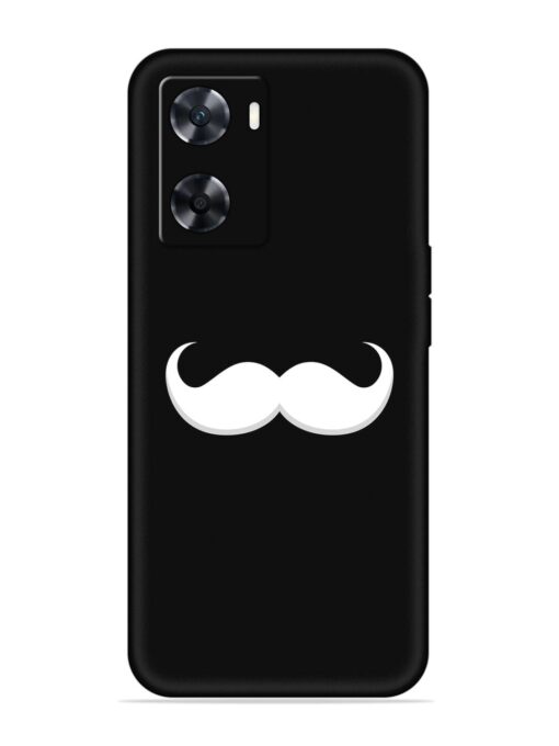 Mustache Vector Embossed Soft Silicone Case for Oppo A77