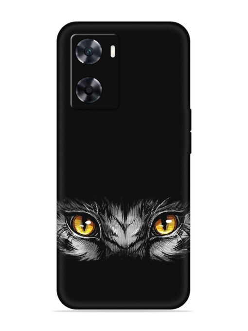 Scary Eye Embossed Soft Silicone Case for Oppo A77 Zapvi