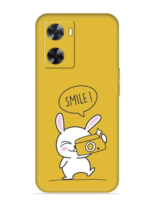 Hey Smile Please Embossed Soft Silicone Case for Oppo A77S Zapvi