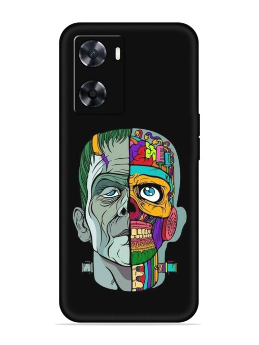 Men Vs Skull Embossed Soft Silicone Case for Oppo A77S Zapvi