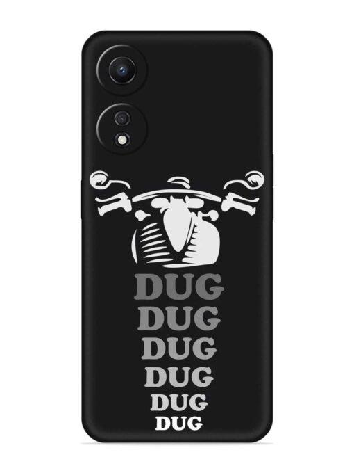 Dug Dug Dug Embossed Soft Silicone Case for Oppo A78 (5G)