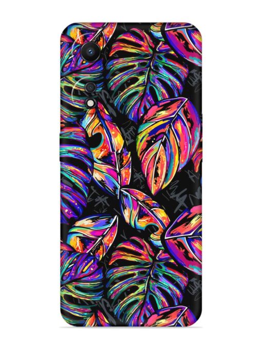 Tropical Seamless Vector Embossed Soft Silicone Case for Oppo A78 (5G)