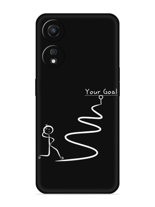 Your Goal Embossed Soft Silicone Case for Oppo A78 (5G)