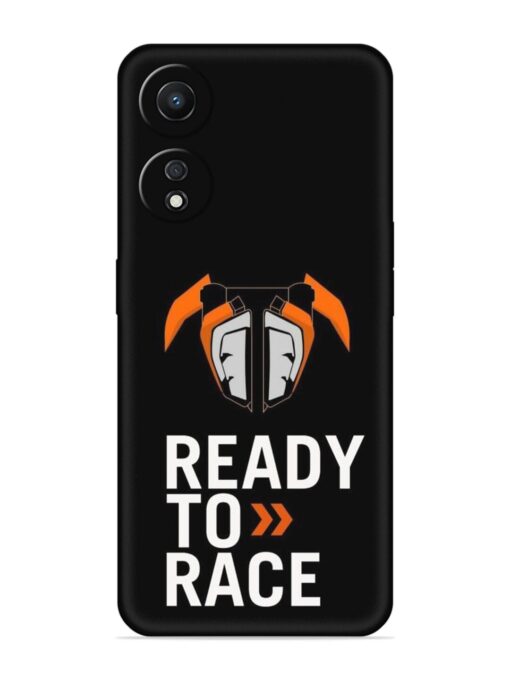 Ready To Race Embossed Soft Silicone Case for Oppo A78 (5G)