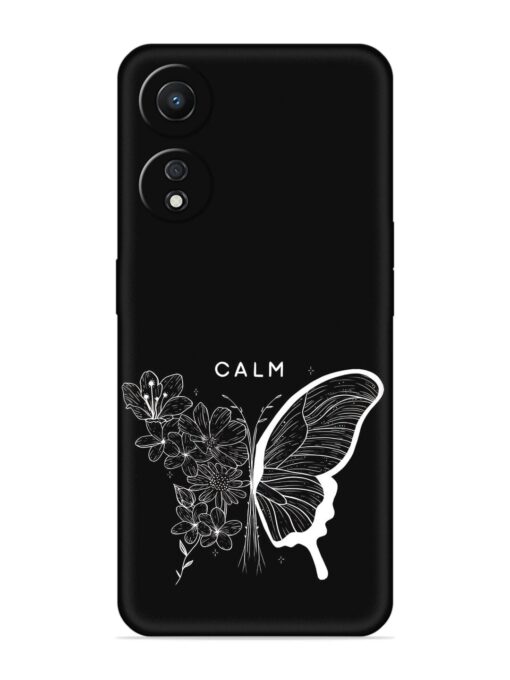 Calm Embossed Soft Silicone Case for Oppo A78 (5G)