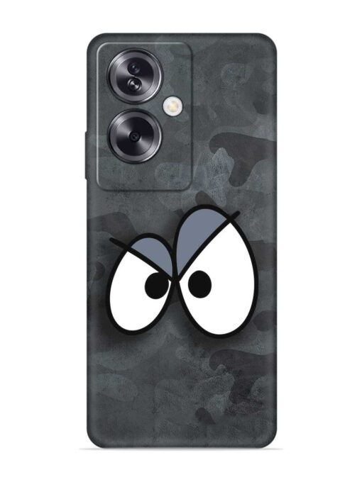 Big Eyes Night Mode Embossed Soft Silicone Case for Oppo A79 (5G)