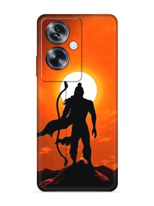 Shree Ram Embossed Soft Silicone Case for Oppo A79 (5G)