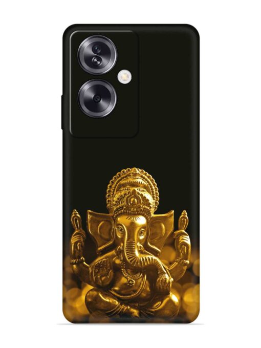 Lord Ganesha Indian Festival Embossed Soft Silicone Case for Oppo A79 (5G)