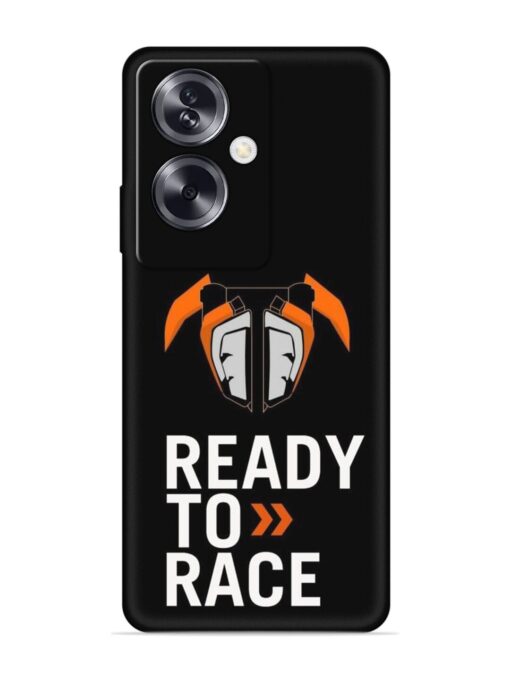 Ready To Race Embossed Soft Silicone Case for Oppo A79 (5G)