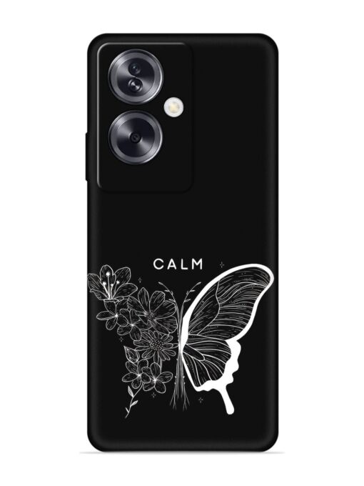 Calm Embossed Soft Silicone Case for Oppo A79 (5G)