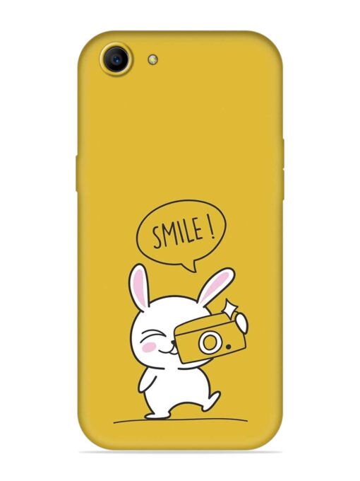 Hey Smile Please Embossed Soft Silicone Case for Oppo A83 Zapvi