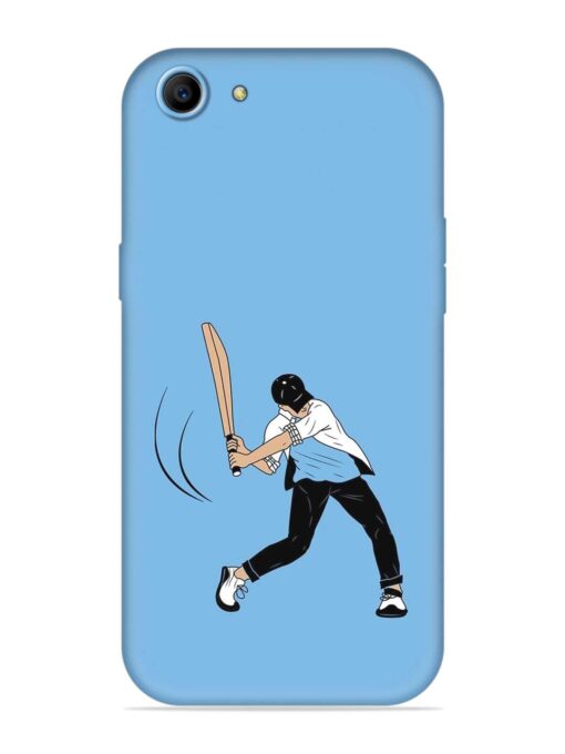 Cricket Gully Boy Embossed Soft Silicone Case for Oppo A83