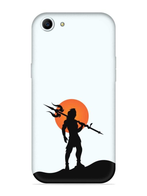 Lord Mahadev Trendy Embossed Soft Silicone Case for Oppo A83