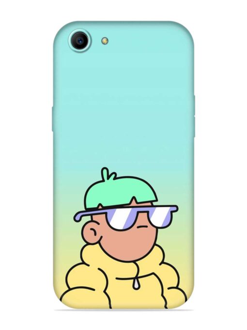 Doodles Cool Character Embossed Soft Silicone Case for Oppo A83