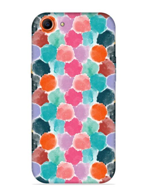 Colorful Seamless Pattern Embossed Soft Silicone Case for Oppo A83