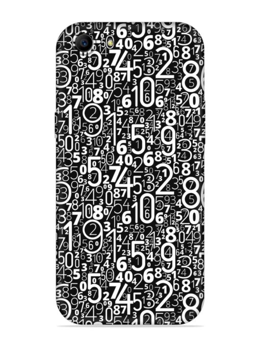 Many Numbers Different Embossed Soft Silicone Case for Oppo A83 Zapvi