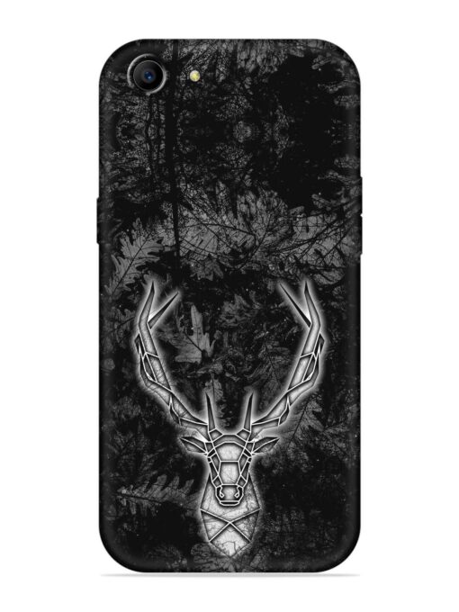 Ancient Deer Embossed Soft Silicone Case for Oppo A83 Zapvi