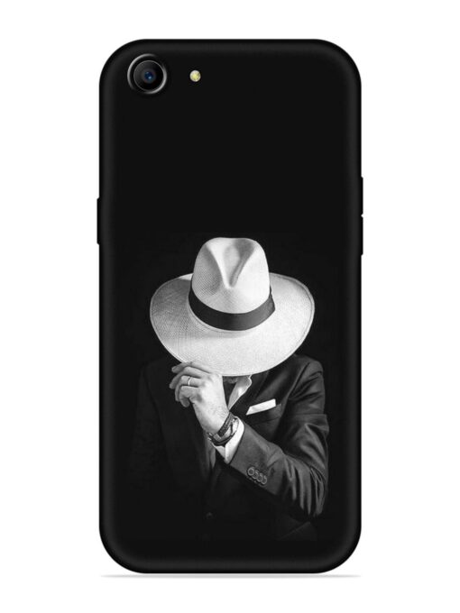 Men Under Hat Embossed Soft Silicone Case for Oppo A83 Zapvi