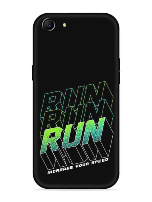 Run Embossed Soft Silicone Case for Oppo A83