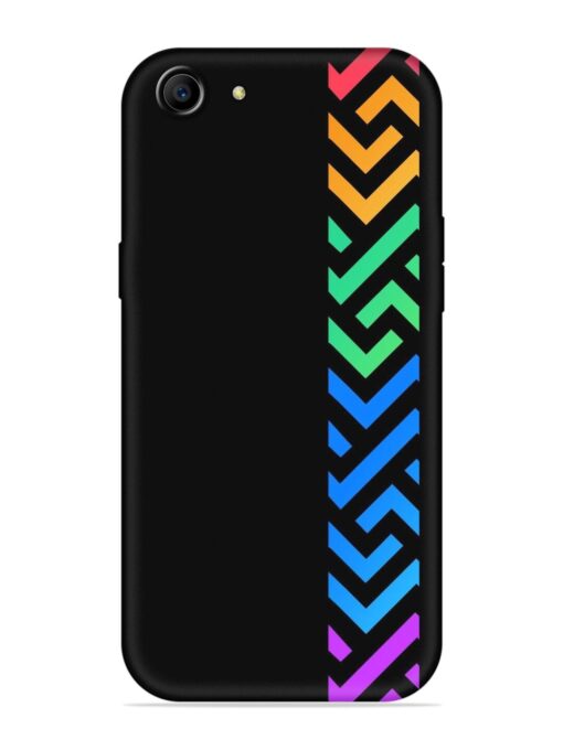 Colorshape Stripes Embossed Soft Silicone Case for Oppo A83