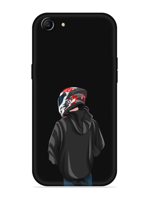 Motorcycle Rider Embossed Soft Silicone Case for Oppo A83 Zapvi