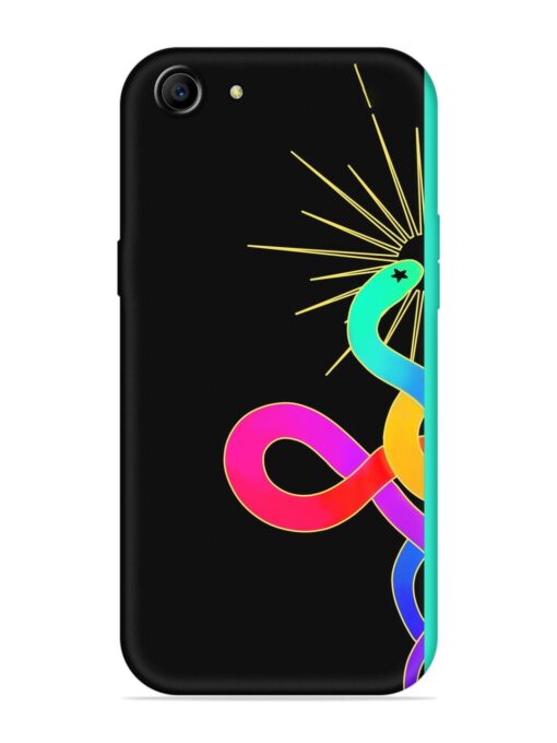 Art Geometric Abstraction Embossed Soft Silicone Case for Oppo A83