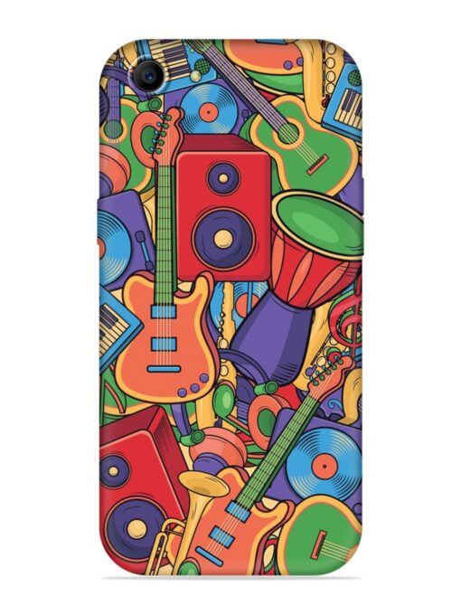 Colorful Music Art Embossed Soft Silicone Case for Oppo A83 Zapvi