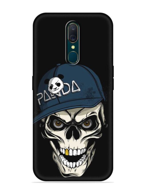 Panda Skull Embossed Soft Silicone Case for Oppo A9 Zapvi