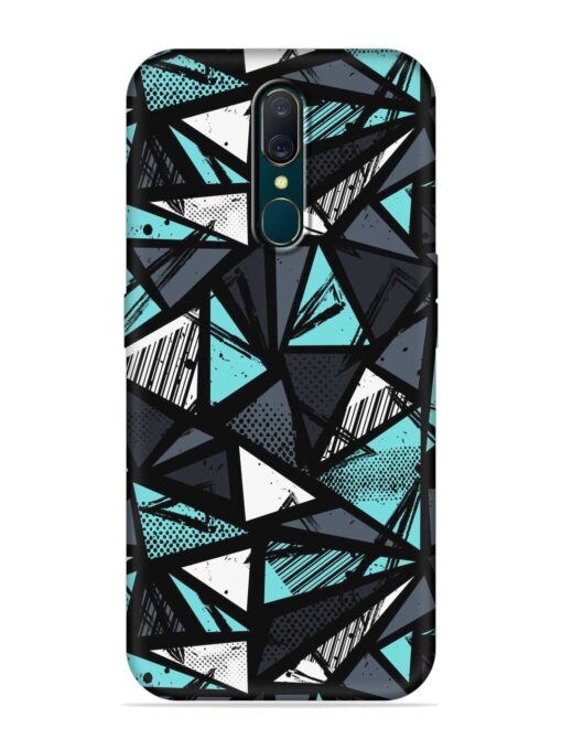 Abstract Seamless Embossed Soft Silicone Case for Oppo A9 Zapvi