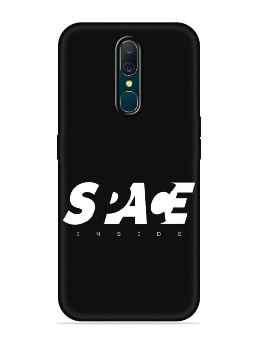 Space Typography Art Embossed Soft Silicone Case for Oppo A9 Zapvi