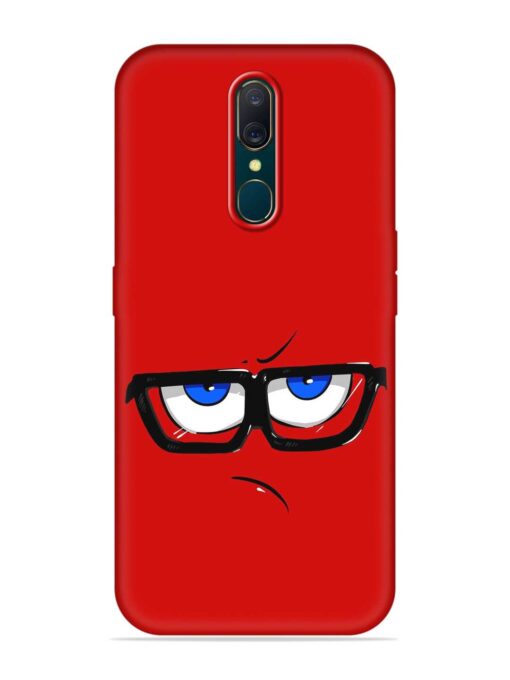 Rad Angry Face Embossed Soft Silicone Case for Oppo A9 Zapvi