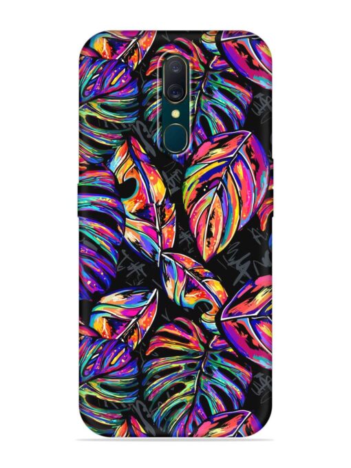 Tropical Seamless Vector Embossed Soft Silicone Case for Oppo A9