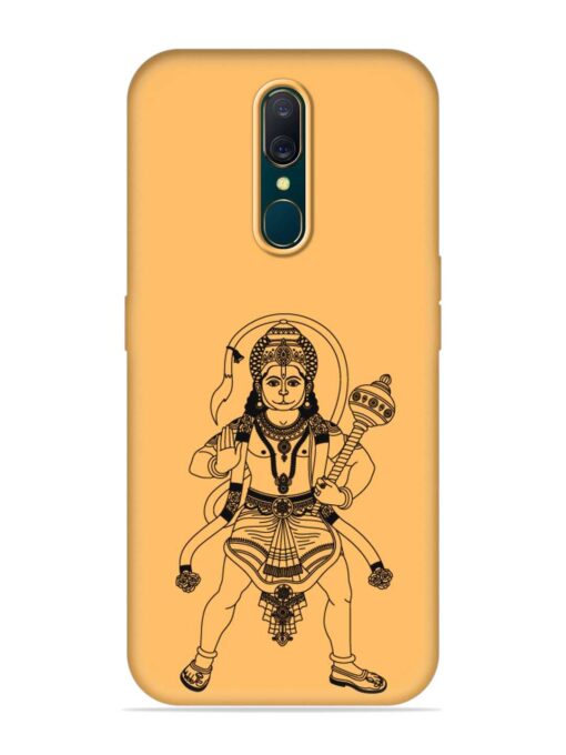 Indian God Hanuman Embossed Soft Silicone Case for Oppo A9