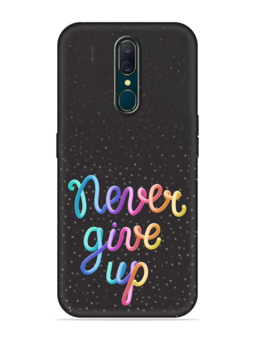 Colorful Stylized Rainbow Embossed Soft Silicone Case for Oppo A9 Zapvi