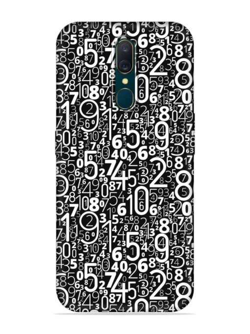 Many Numbers Different Embossed Soft Silicone Case for Oppo A9 Zapvi