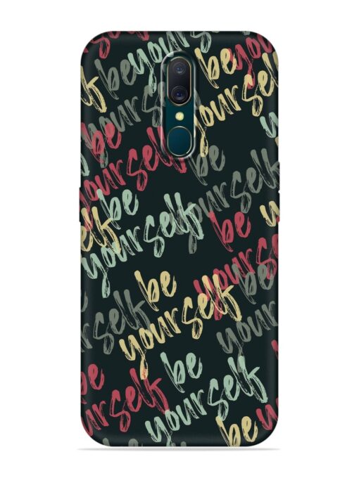 Yourself Seamless Embossed Soft Silicone Case for Oppo A9 Zapvi