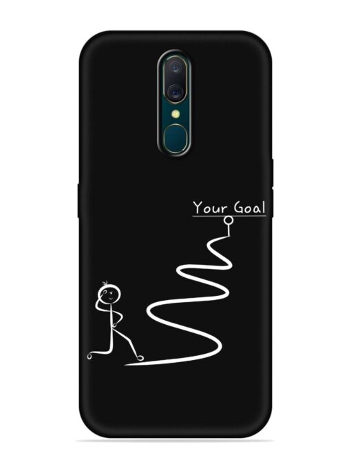 Your Goal Embossed Soft Silicone Case for Oppo A9 Zapvi