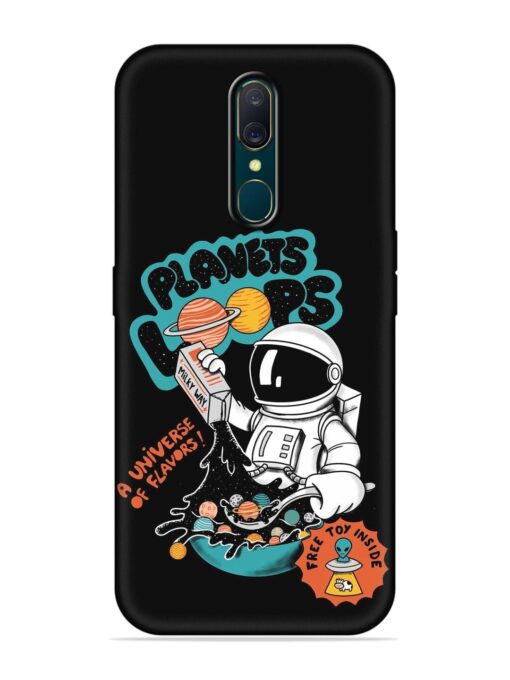 Planets Loop Embossed Soft Silicone Case for Oppo A9