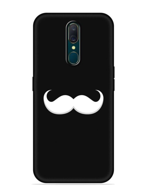 Mustache Vector Embossed Soft Silicone Case for Oppo A9 Zapvi