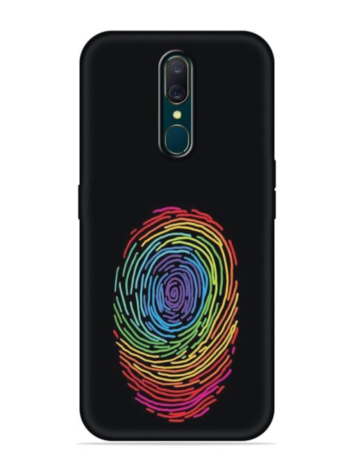 Fingerprint Of Thumb Art Embossed Soft Silicone Case for Oppo A9 Zapvi