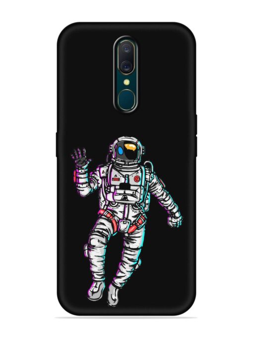 Spaceman Embossed Soft Silicone Case for Oppo A9 Zapvi