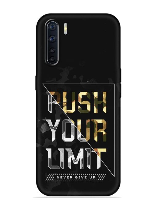 Push Your Limits Embossed Soft Silicone Case for Oppo A91 Zapvi