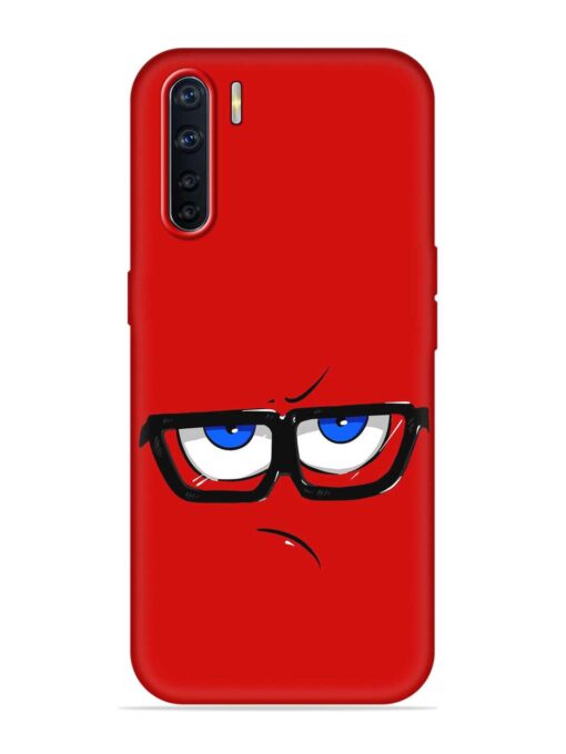 Rad Angry Face Embossed Soft Silicone Case for Oppo A91 Zapvi