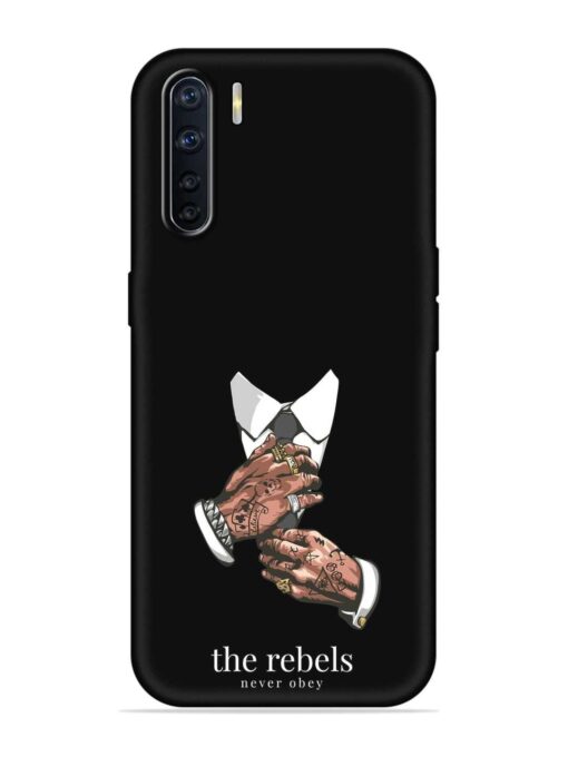 Rebels Slogan Man Embossed Soft Silicone Case for Oppo A91