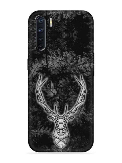 Ancient Deer Embossed Soft Silicone Case for Oppo A91 Zapvi