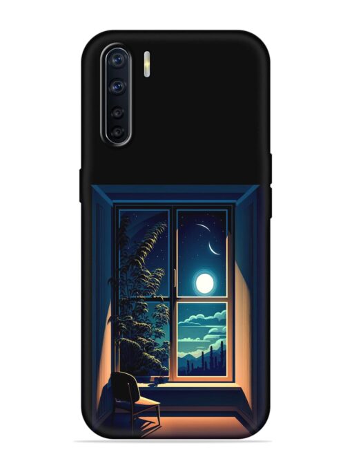 Night View At Window Embossed Soft Silicone Case for Oppo A91