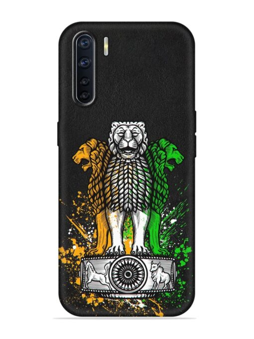 Pillars Of Ashoka Embossed Soft Silicone Case for Oppo A91