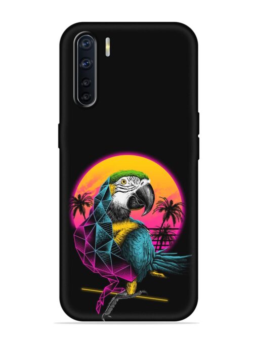 Rad Parrot Embossed Soft Silicone Case for Oppo A91