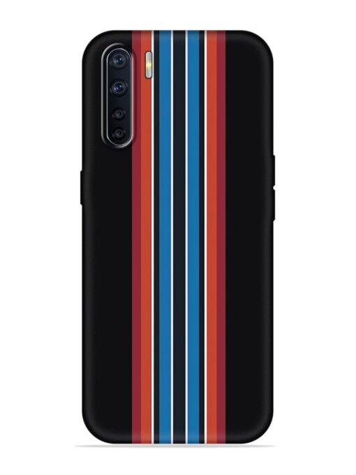 Vertical Strips Embossed Soft Silicone Case for Oppo A91 Zapvi